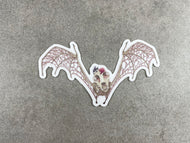 Fungal Bat Skeleton - Matte Sticker