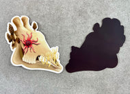 Fungal Giraffe Skull - Magnet