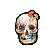 Fungal Human Skull - Matte Sticker