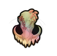 Fungal Warthog Skull - Holographic Sticker