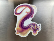 Fluorite Mineral Dragon - Magnet