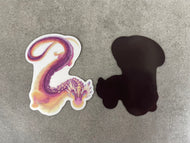 Fluorite Mineral Dragon - Magnet