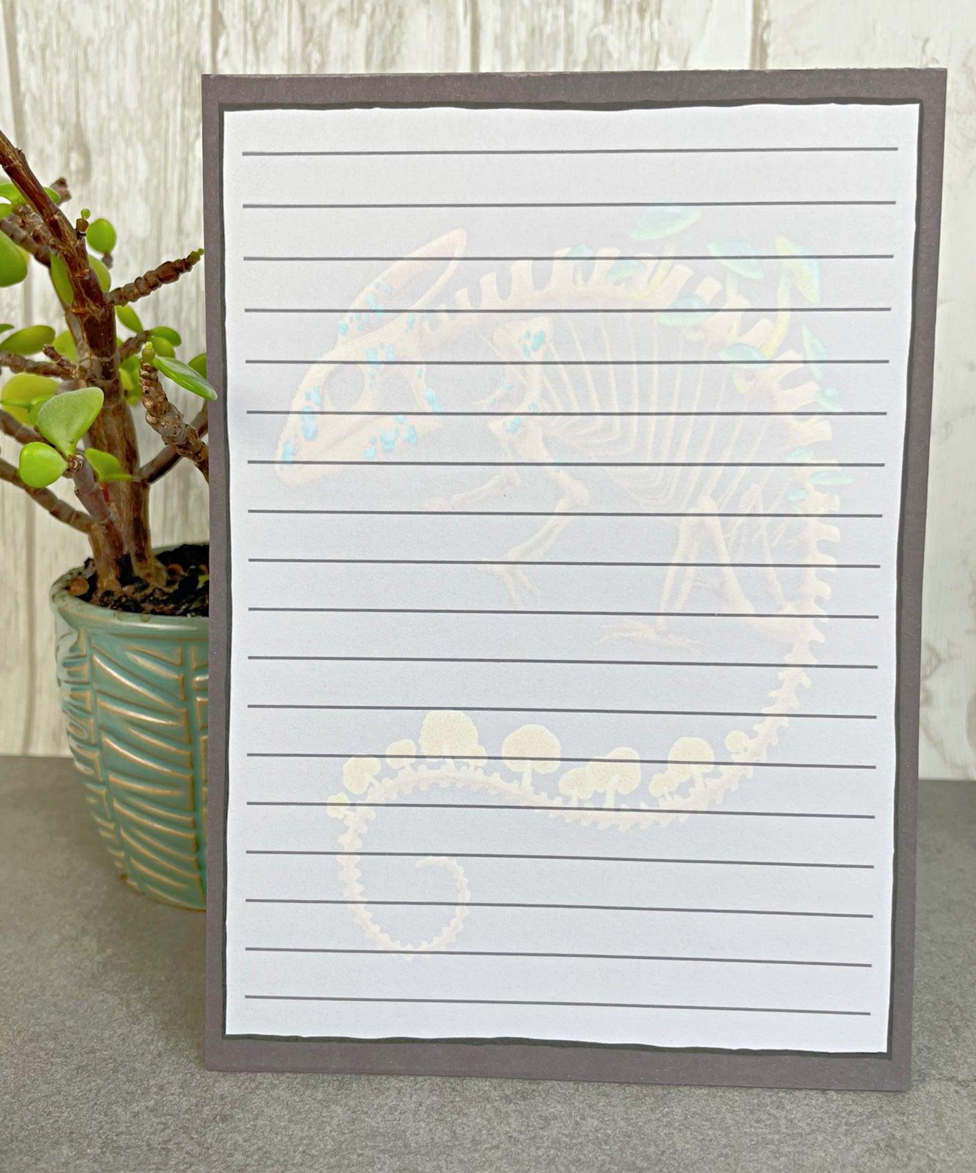 Fungal Chameleon Skeleton - 5x 7 Notepads