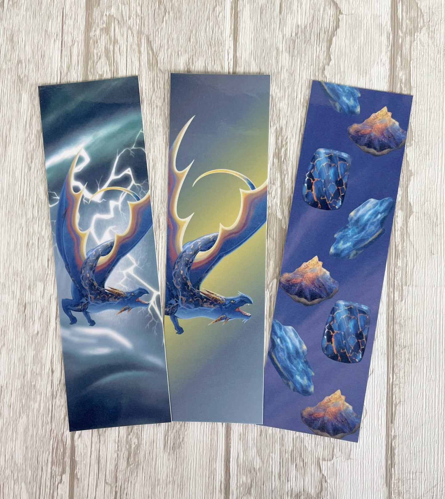 Pietersite Mineral Dragon - Bookmarks