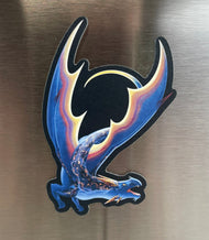 Pietersite Mineral Dragon - Magnet
