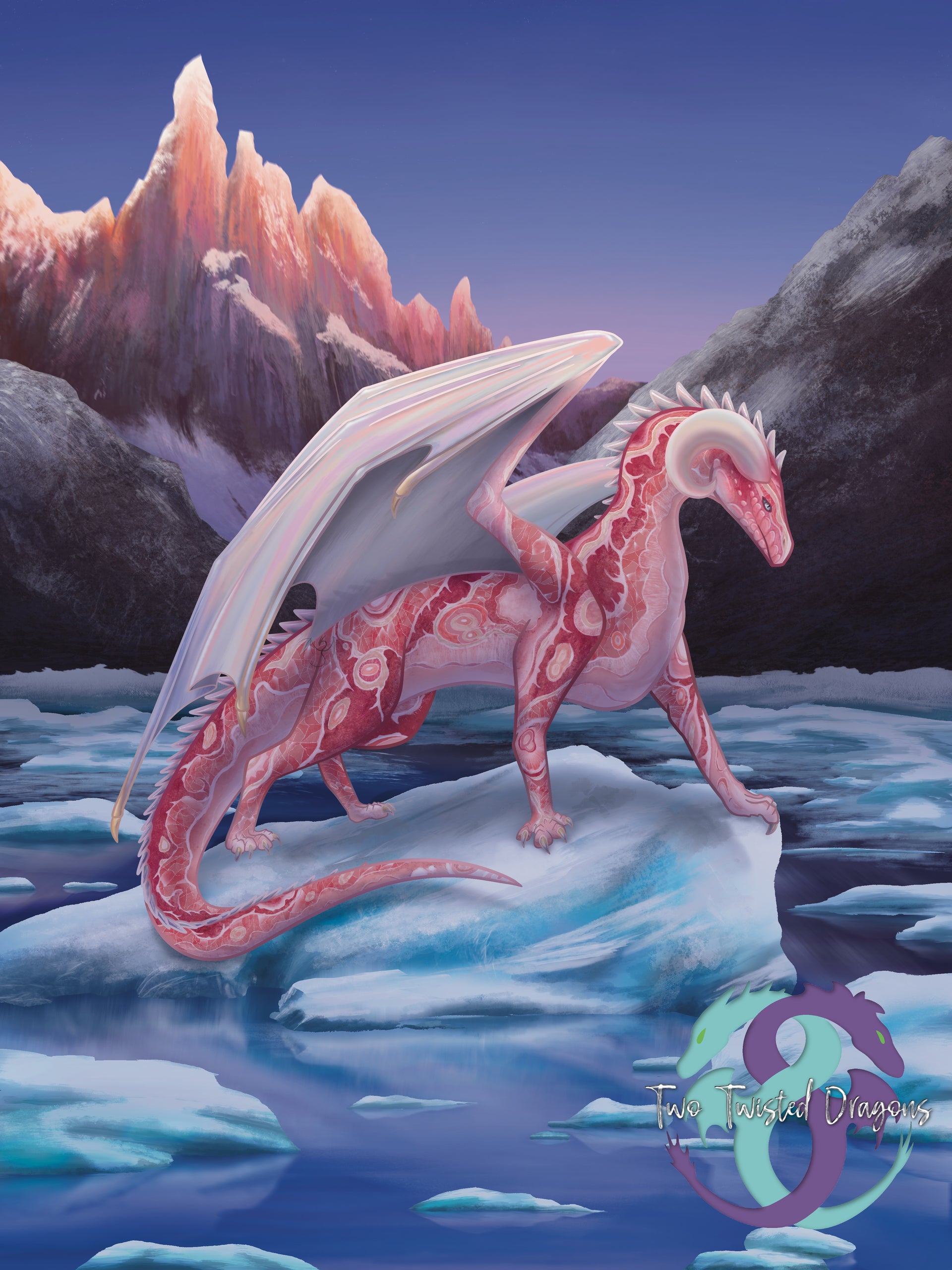 BRAND NEW Rhodochrosite Mineral Dragon