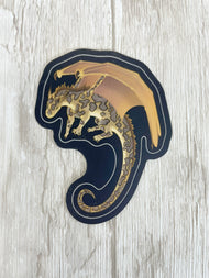 Septarian Mineral Dragon - Matte Sticker