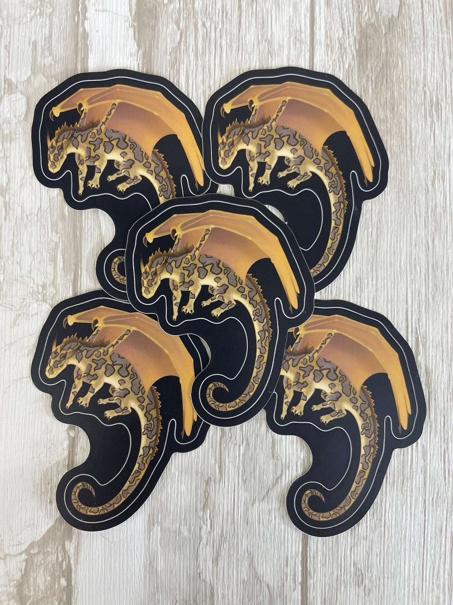 Septarian Mineral Dragon - Matte Sticker