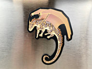 Septarian Mineral Dragon - Magnet