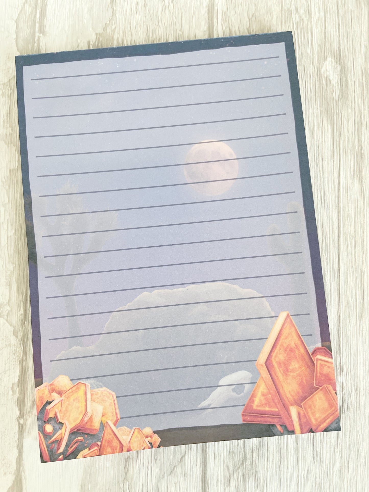 Wulfenite Mineral Dragon - Notepads