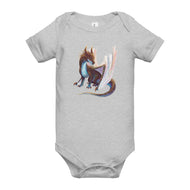 Opal Mineral Dragon - Baby Short Sleeve One Piece