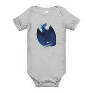 Azurite Mineral Dragon - Baby Short Sleeve One Piece