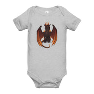 Wulfenite Mineral Dragon - Baby Short Sleeve One Piece