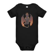 Wulfenite Mineral Dragon - Baby Short Sleeve One Piece