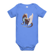 Opal Mineral Dragon - Baby Short Sleeve One Piece
