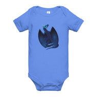 Azurite Mineral Dragon - Baby Short Sleeve One Piece