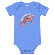 Rhodochrosite Mineral Dragon - Baby Short Sleeve One Piece