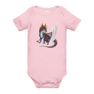 Opal Mineral Dragon - Baby Short Sleeve One Piece