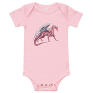 Rhodochrosite Mineral Dragon - Baby Short Sleeve One Piece