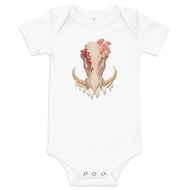 Fungal Warthog Skull - Baby Short Sleeve One Piece