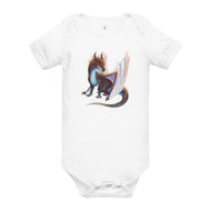 Opal Mineral Dragon - Baby Short Sleeve One Piece