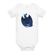 Azurite Mineral Dragon - Baby Short Sleeve One Piece