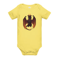 Wulfenite Mineral Dragon - Baby Short Sleeve One Piece