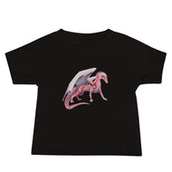 Rhodochrosite Mineral Dragon - Baby Jersey Short Sleeve Tee