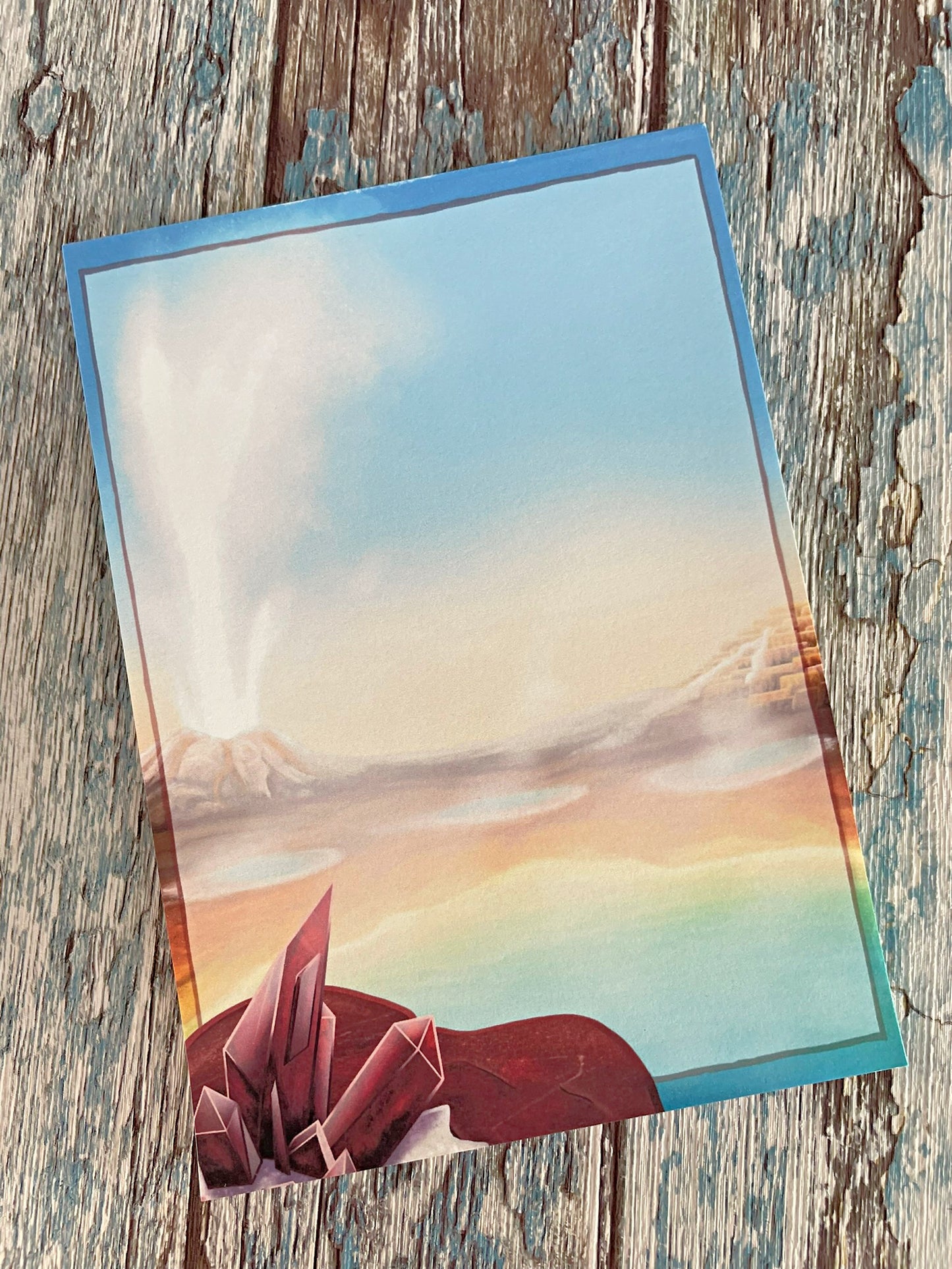 Cinnabar Mineral Dragon - 5 x 7 Notepads