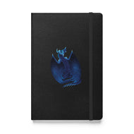 Azurite Mineral Dragon - Hardcover Bound Notebook