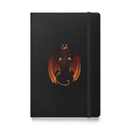 Wulfenite Mineral Dragon - Hardcover Bound Notebook