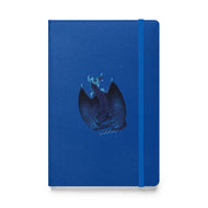 Azurite Mineral Dragon - Hardcover Bound Notebook