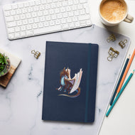 Opal Mineral Dragon - Hardcover Bound Notebook