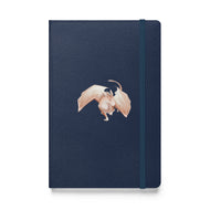 Scolecite Mineral Dragon - Hardcover Bound Notebook