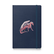 Rhodochrosite Mineral Dragon - Hardcover Bound Notebook