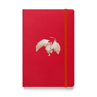 Scolecite Mineral Dragon - Hardcover Bound Notebook
