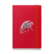 Rhodochrosite Mineral Dragon - Hardcover Bound Notebook