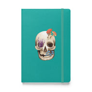 Fungal Human Skull - Hardcover Bound Notebook
