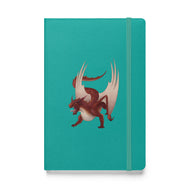 Cinnabar Mineral Dragon - Hardcover Bound Notebook