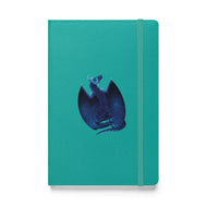 Azurite Mineral Dragon - Hardcover Bound Notebook