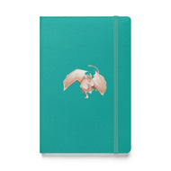 Scolecite Mineral Dragon - Hardcover Bound Notebook