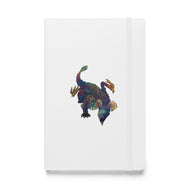 Bismuth Mineral Dragon - Hardcover Bound Notebook
