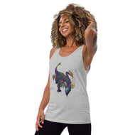 Bismuth Mineral Dragon - Unisex Tank Top