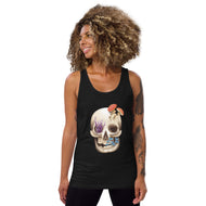 Fungal Human Skull - Unisex Tank Top