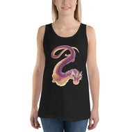 Fluorite Mineral Dragon - Unisex Tank Top