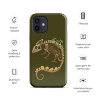 Fungal Chameleon Skeleton - Tough Case for iPhone®