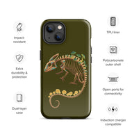 Fungal Chameleon Skeleton - Tough Case for iPhone®