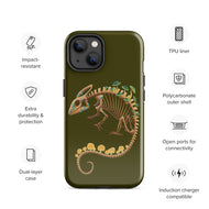 Fungal Chameleon Skeleton - Tough Case for iPhone®