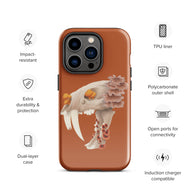 Fungal Sabertooth Skull - Tough Case for iPhone®