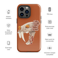 Fungal Sabertooth Skull - Tough Case for iPhone®